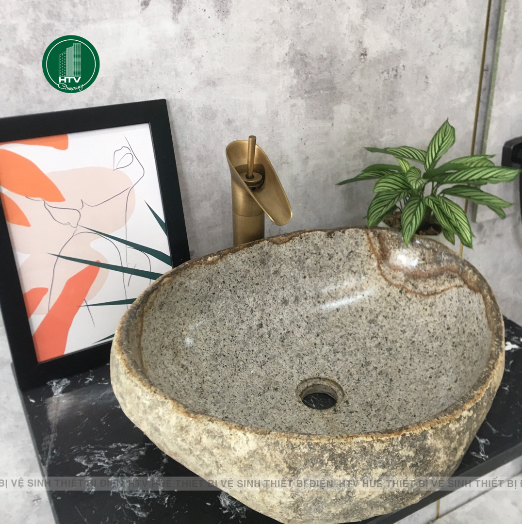 Lavabo đá cuội tự nhiên Mã SP: 03