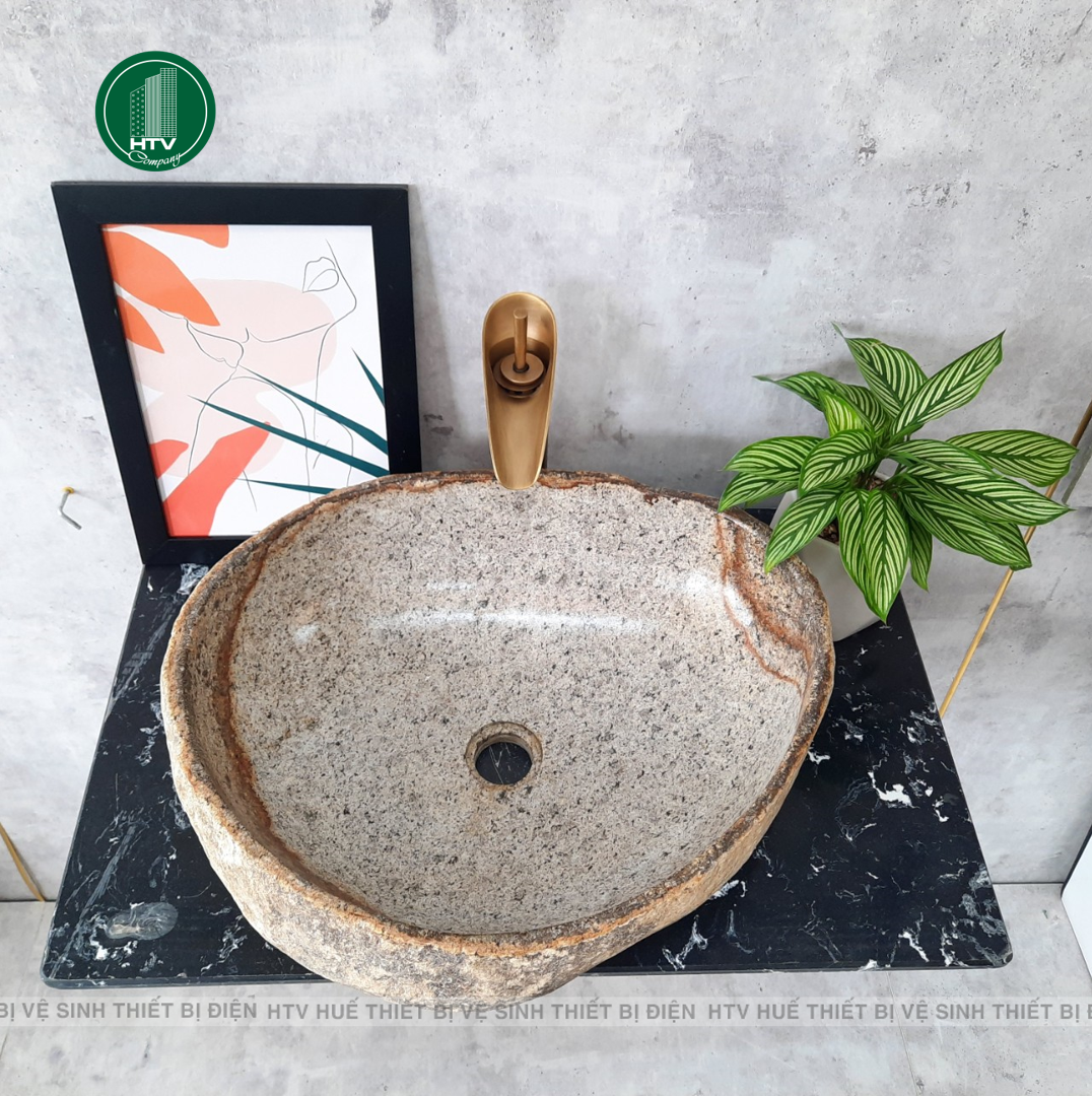 Lavabo đá cuội tự nhiên Mã SP: 03