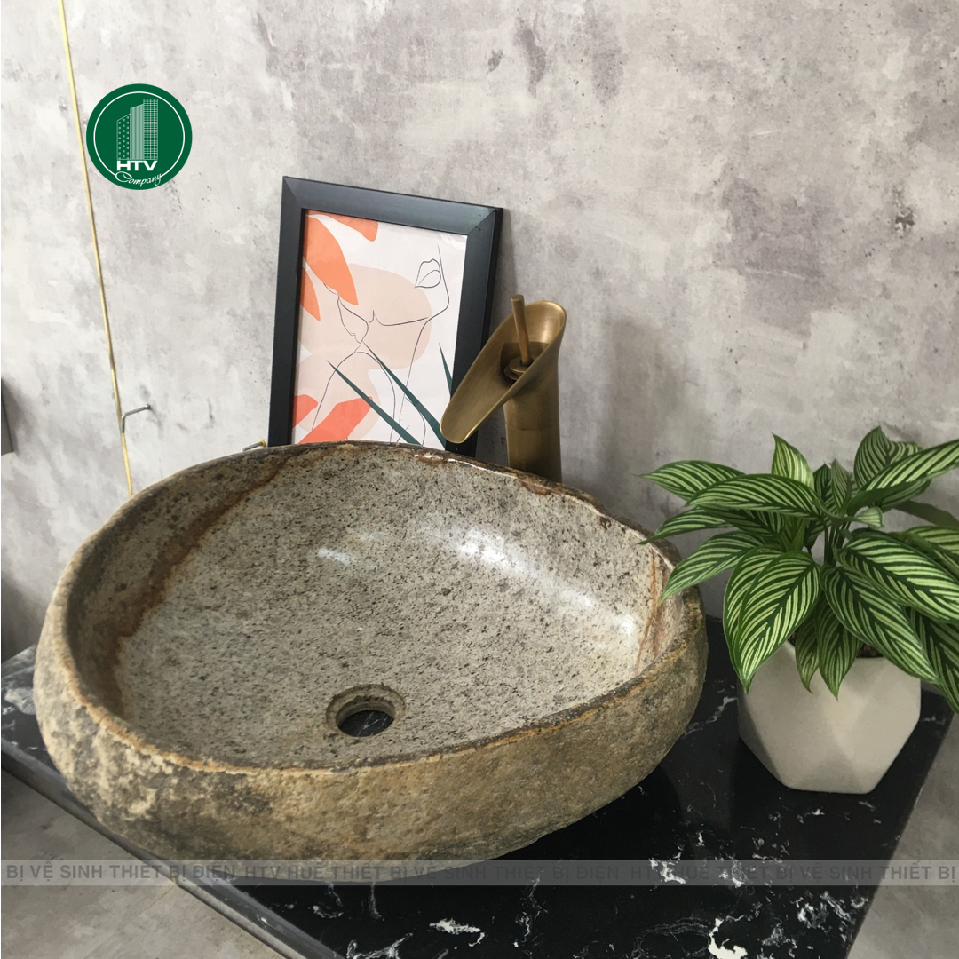 Lavabo đá cuội tự nhiên Mã SP: 03