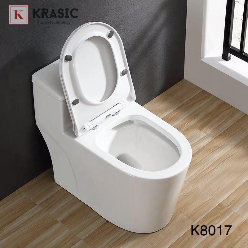 bồn cầu nguyên khối Krasic model K8017 bồn cầu nguyên khối Krasic model K8017