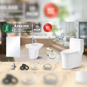 COMBO THIẾT BỊ VỆ SINH 10 MÓN